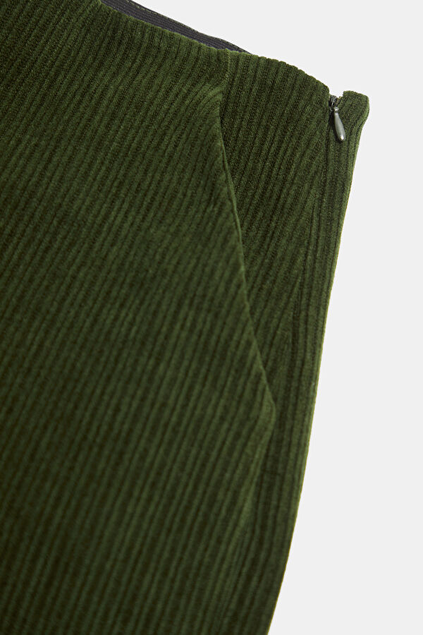 Khaki Wide Leg Women's Pants 4