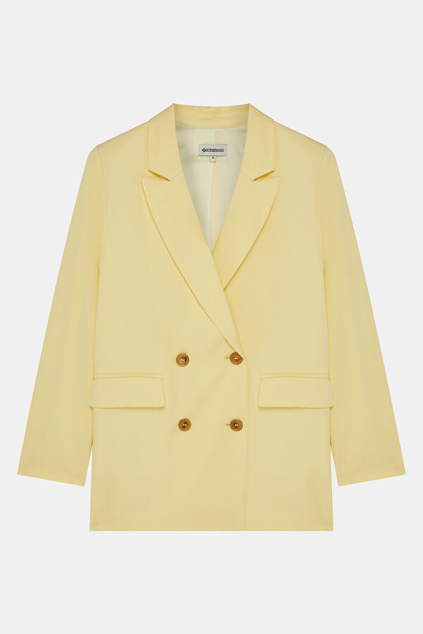 Women's Jacket with Yellow Buttons