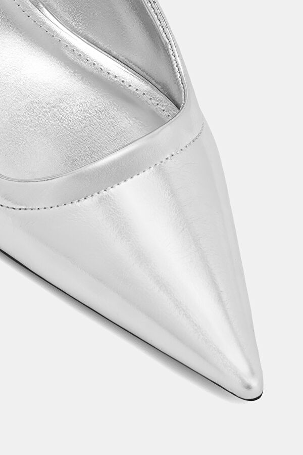 Helena Pierced Mules Silver Shoes 7