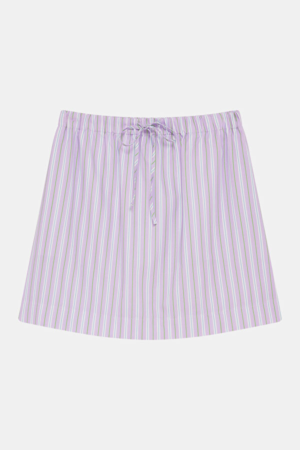 Colorful Striped Pattern Women's Skirt 3