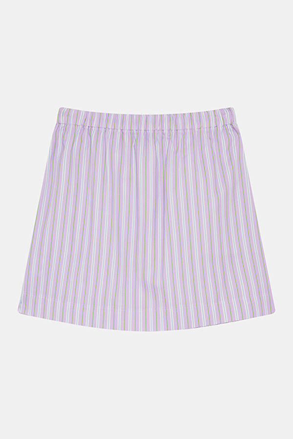 Colorful Striped Pattern Women's Skirt 4