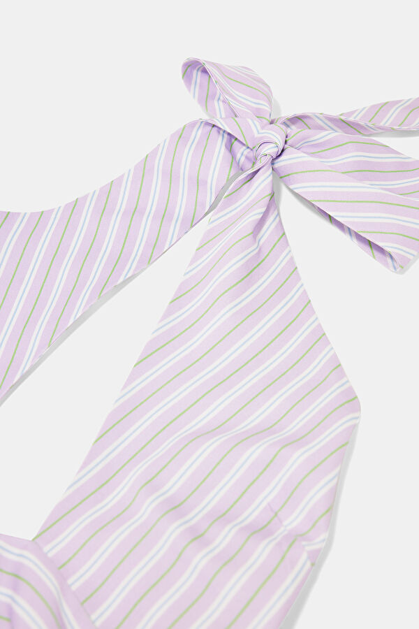 Colorful Striped Sleeveless Women's Blouse 5