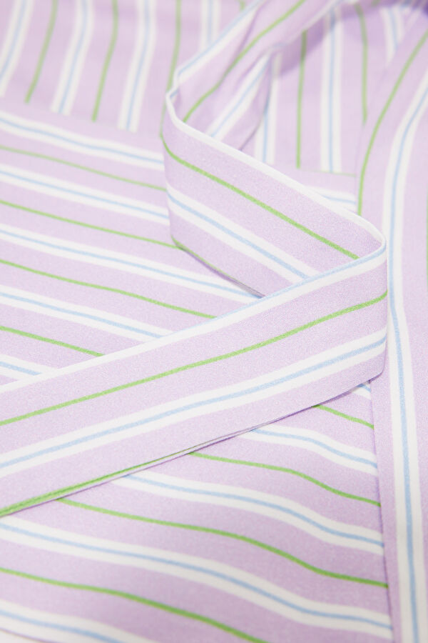 Colorful Striped Sleeveless Women's Blouse 6