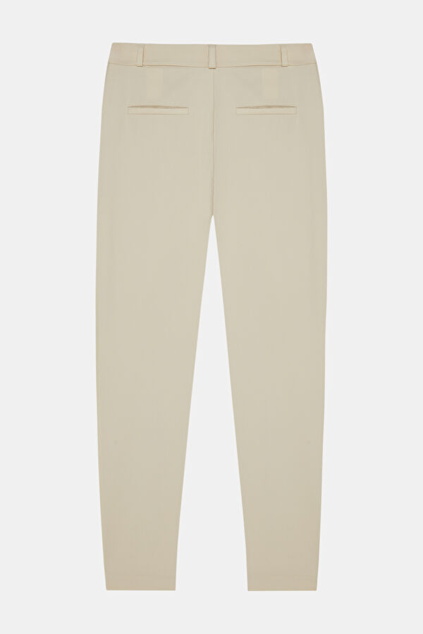 Light Grey Wide Leg Women's Trousers 2