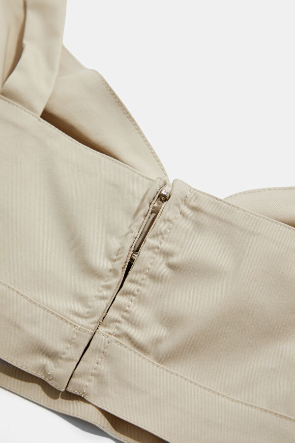 Light Gray Strappy Women's Blouse 4