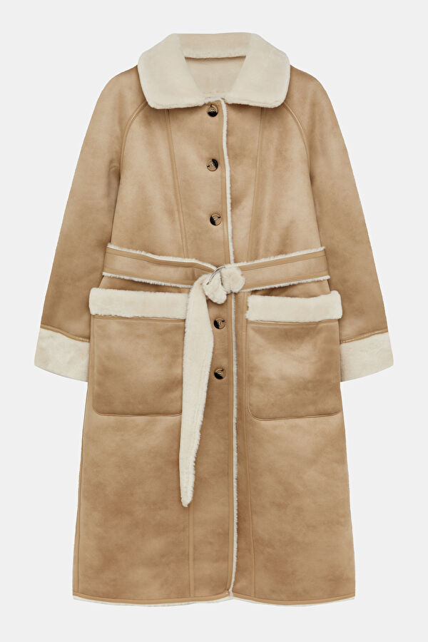 Cream Women's Coat 3