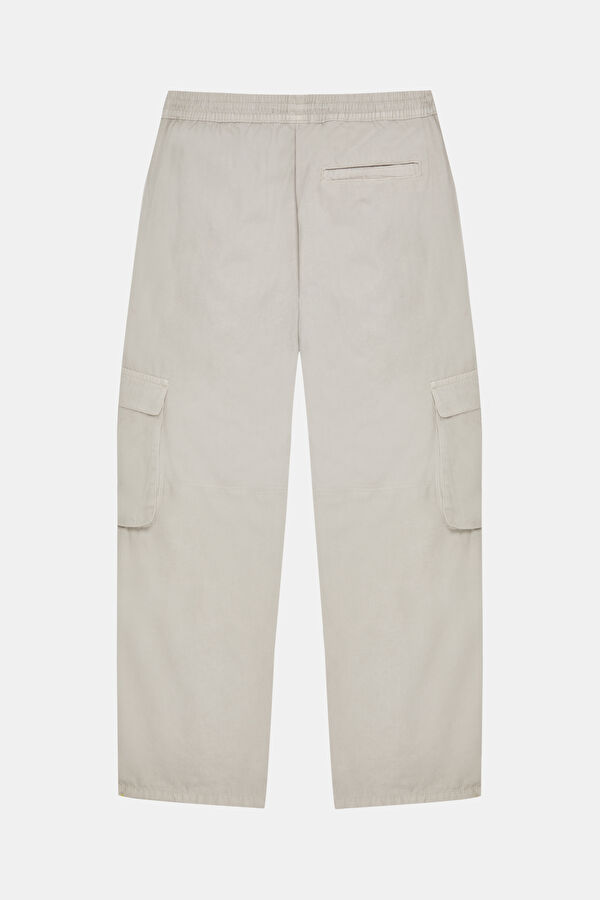 Relax Fit Light Grey Wide Leg Men's Trousers 2