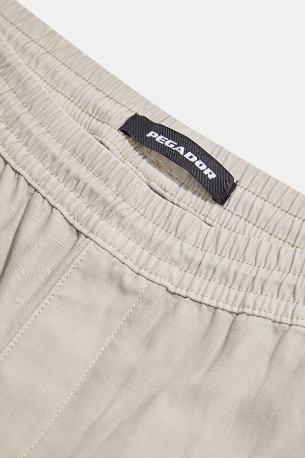 Relax Fit Light Grey Wide Leg Men's Trousers 3