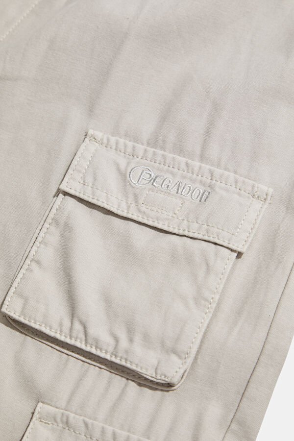 Relax Fit Light Grey Wide Leg Men's Trousers 4