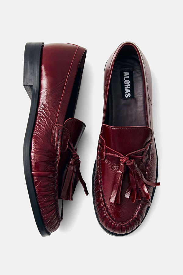 Marietta Onix Burgundy Bordo Ayakkabı 6