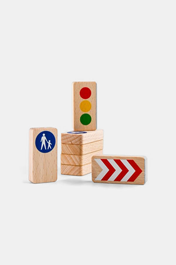 Roadblocks Set Traffic Signs