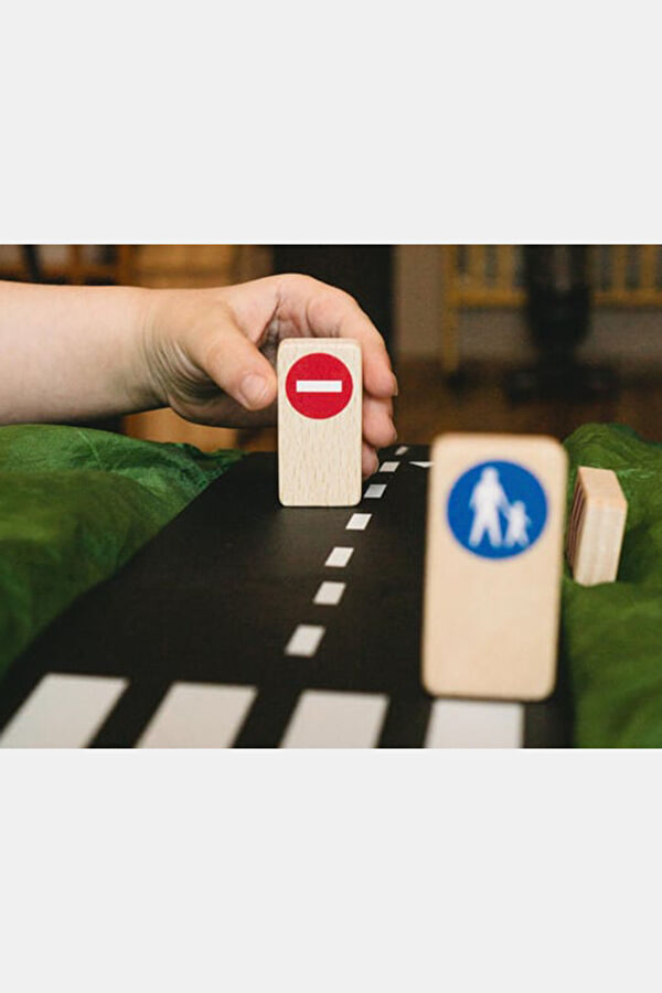 Roadblocks Set Traffic Signs 6