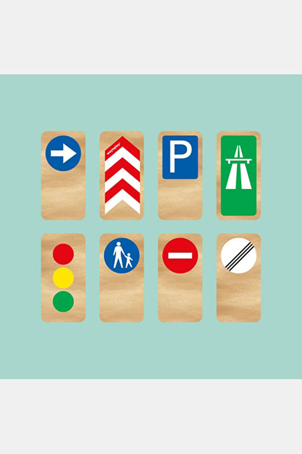 Roadblocks Set Traffic Signs 8