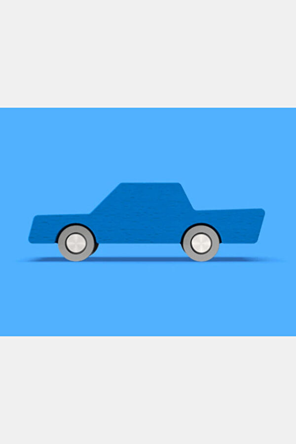 Back & Forth Blue Car 2