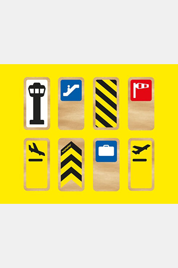 Roadblocks Set Airport Signs 7