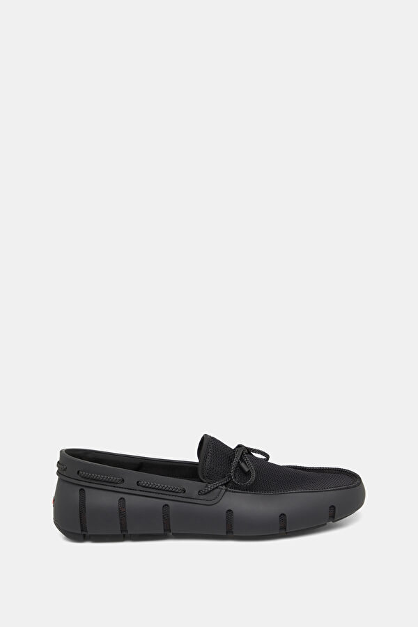 Braided Lace Loafer Siyah Erkek Ayakkabı