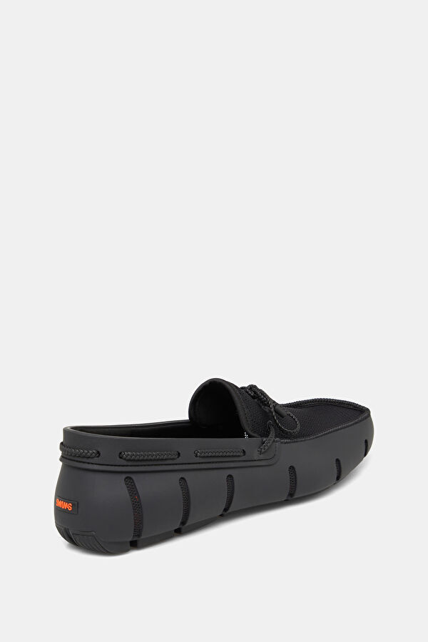 Braided Lace Loafer Siyah Erkek Ayakkabı 3