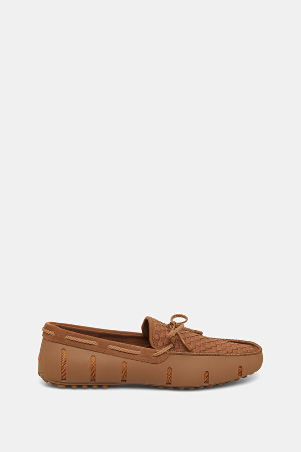 Woven Driver Tan Men's Shoes