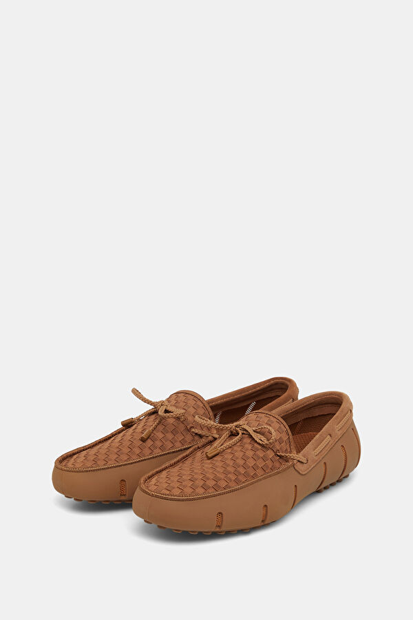 Woven Driver Tan Men's Shoes 2