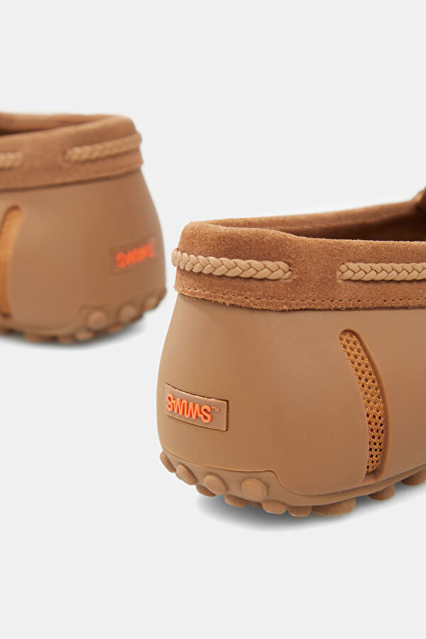 Woven Driver Tan Men's Shoes 5