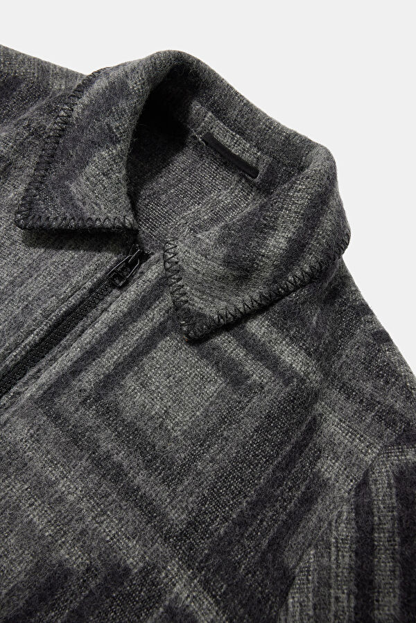 Grey Wool Men's Jacket 6