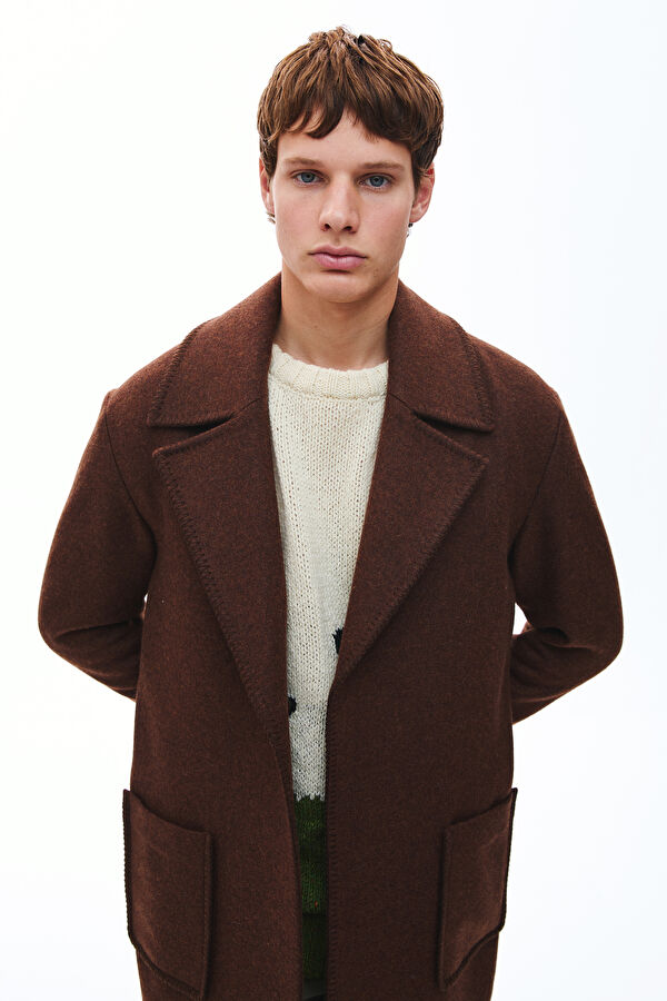 Coffee Brown Men's Coat 3