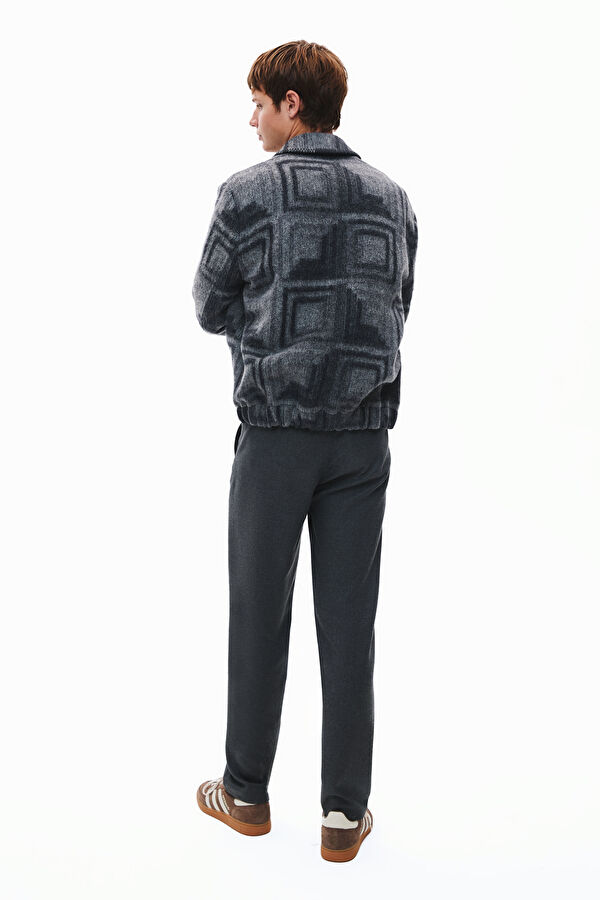Grey Wool Men's Jacket 2