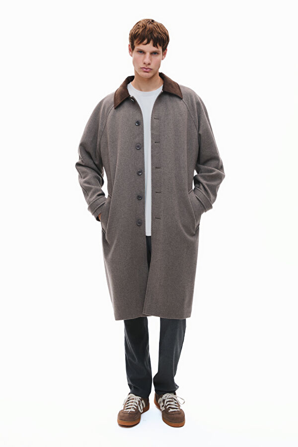 Mink Wool Men's Coat