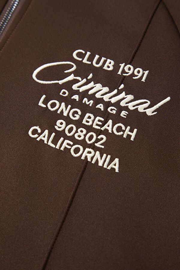Men's Coffee Zip-Up Jacket 3