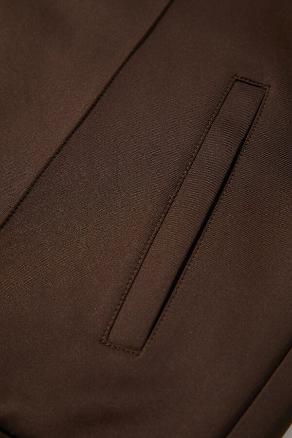 Men's Coffee Zip-Up Jacket 4