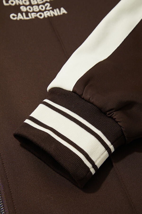 Men's Coffee Zip-Up Jacket 5