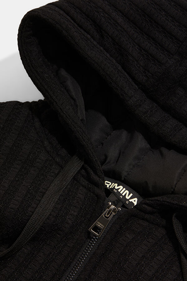 Black Hooded Men's Sweatshirt 3