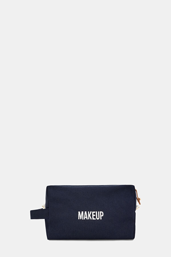 Navy Blue Cotton Bag
