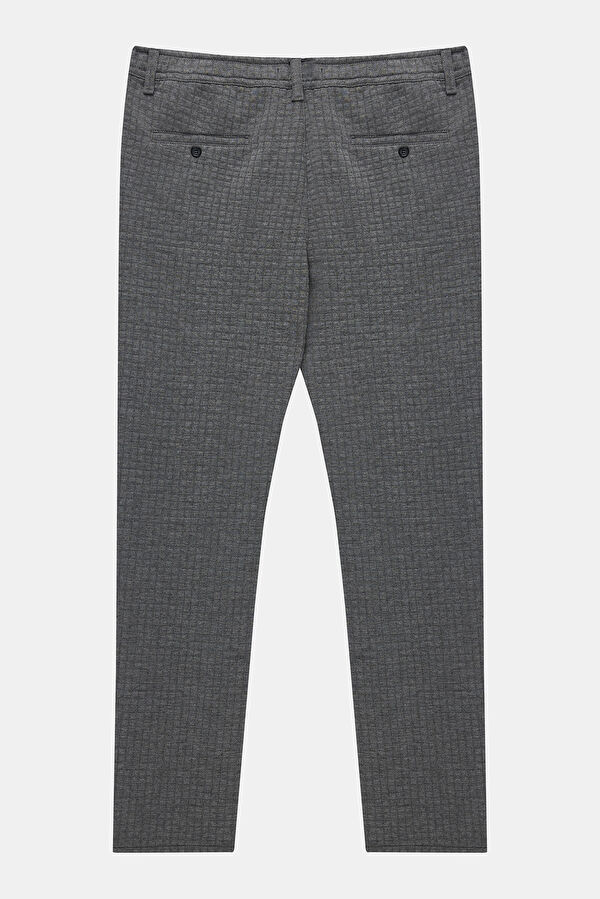 Grey Straight Leg Men's Trousers 2
