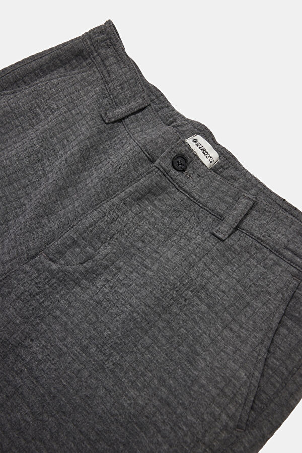 Grey Straight Leg Men's Trousers 3