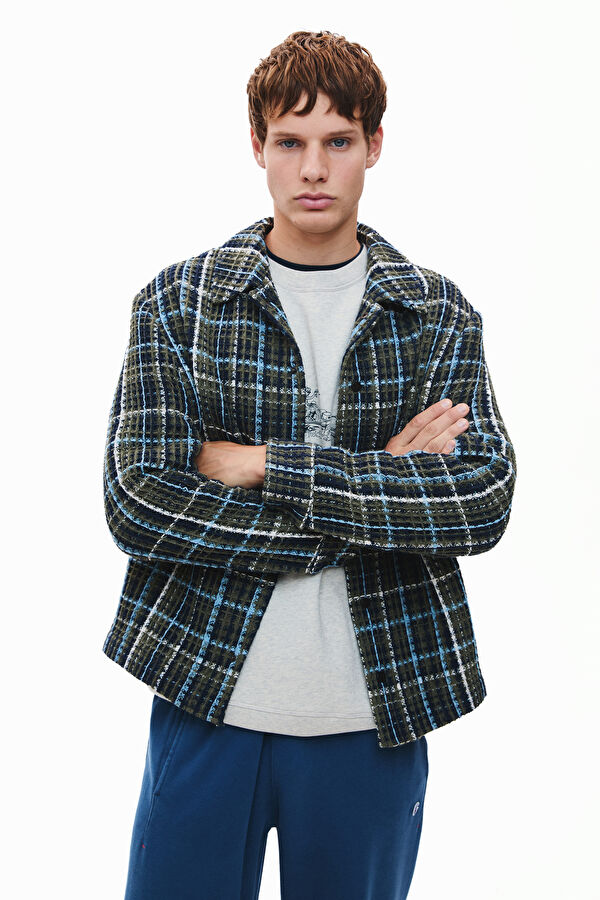 Colorful Snap Button Men's Jacket