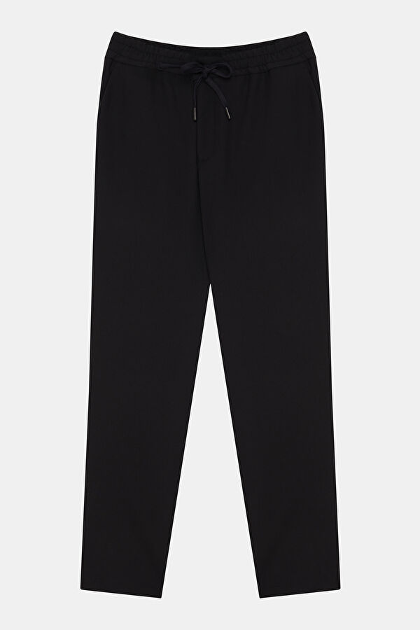 Black Straight Leg Men's Trousers 3