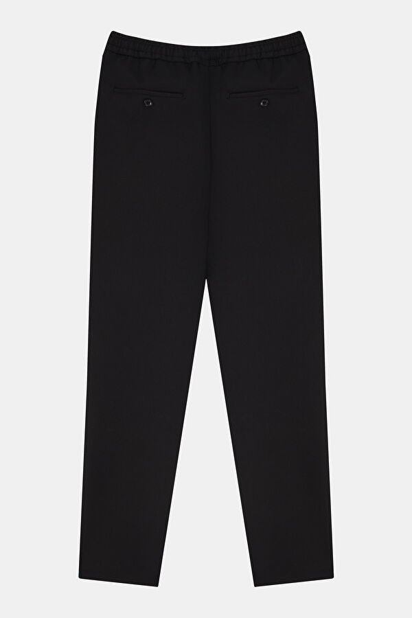 Black Straight Leg Men's Trousers 4