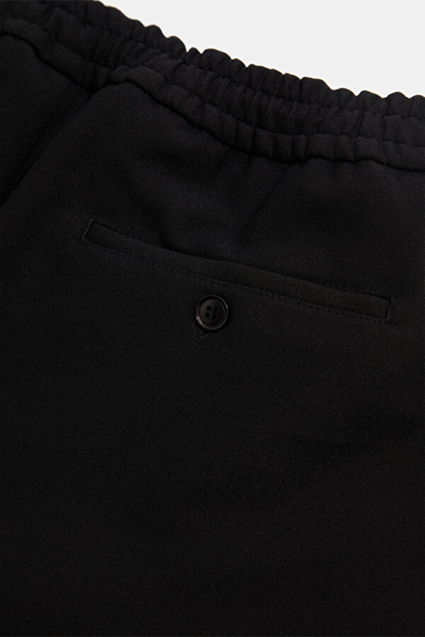 Black Straight Leg Men's Trousers 6