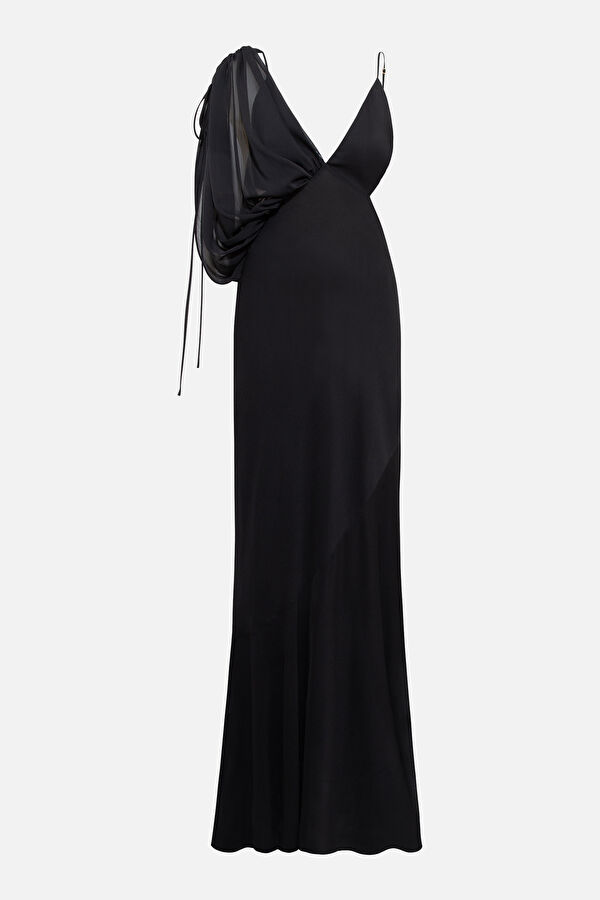 Siyah Maxi Elbise
