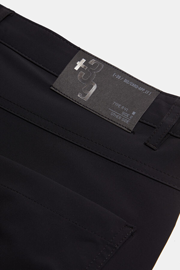 Black Tapered Fit Men's Pants 6