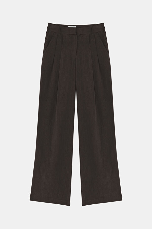 Anthracite Wide Leg Women's Trousers 5