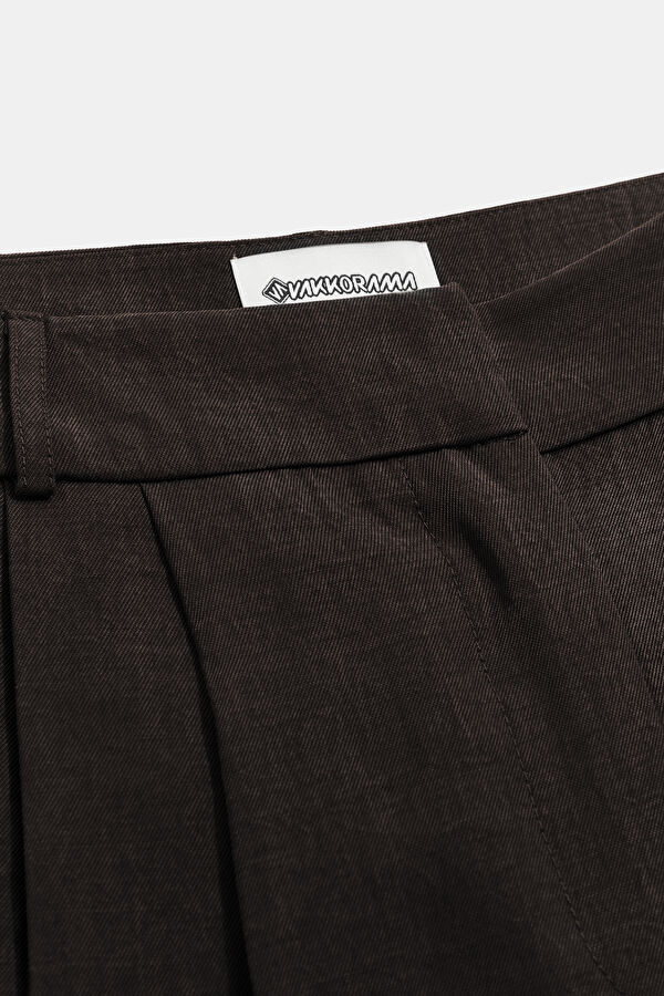 Anthracite Wide Leg Women's Trousers 7