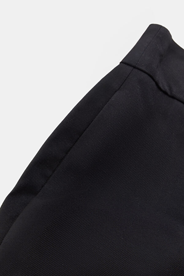 Black Straight Leg Women's Trousers 8