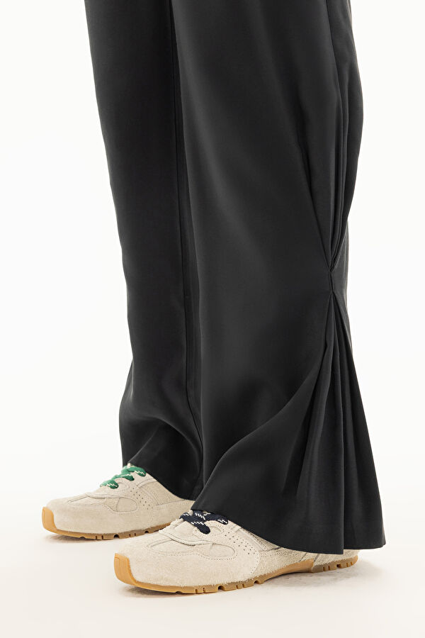 Black Straight Leg Women's Trousers 4