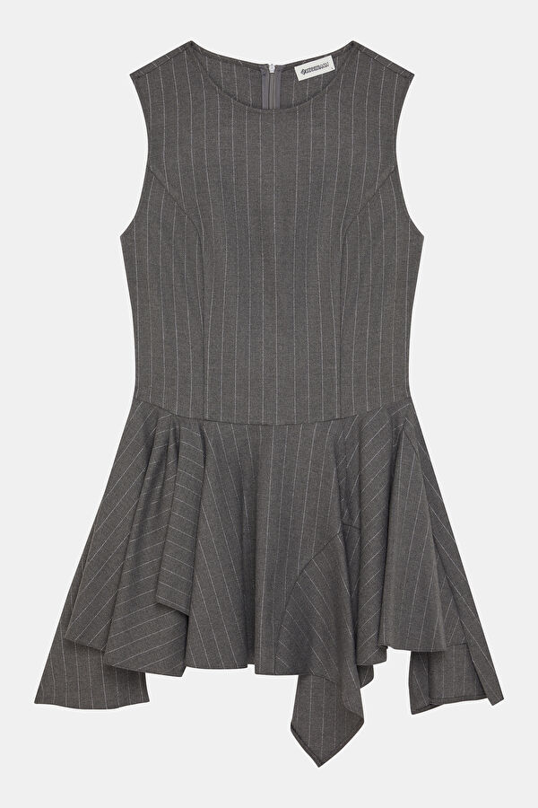 Colorful Patterned Short Women's Dress 5