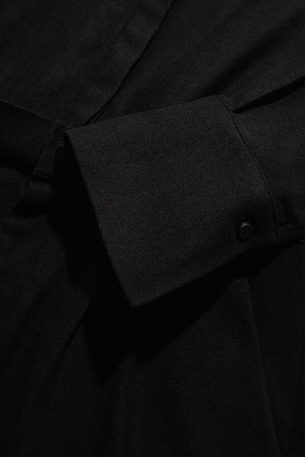 Black Buttoned Women's Jumpsuit 8