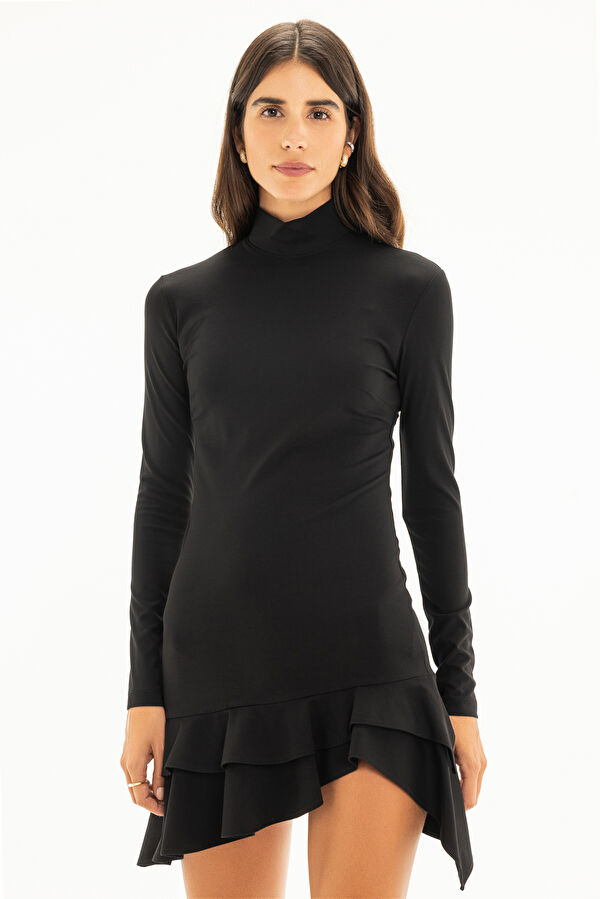 Black Short Women's Dress 4