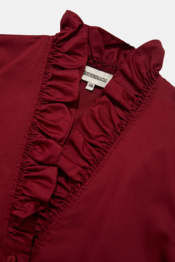 Burgundy Women's Shirt 7