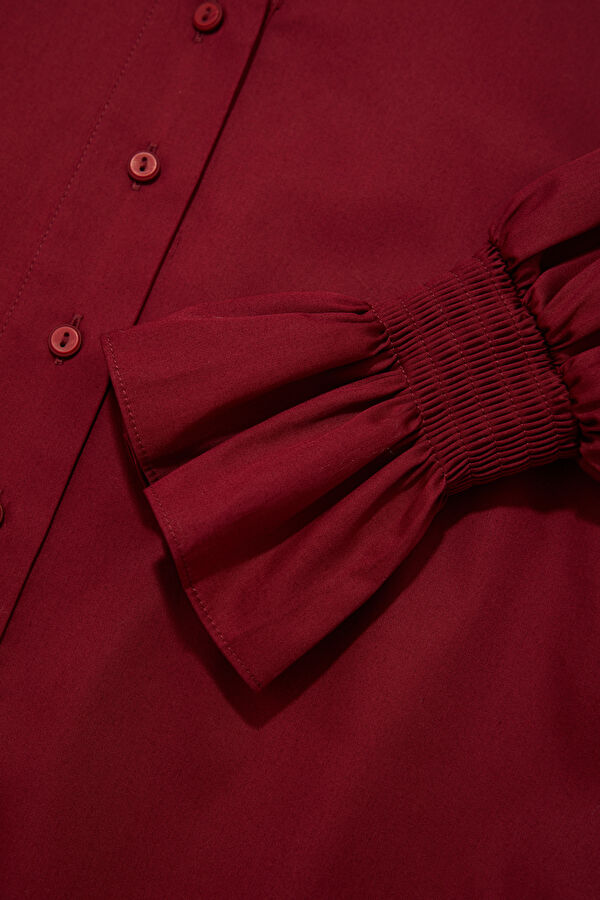 Burgundy Women's Shirt 8